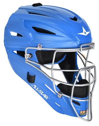 All-Star MVP2510 Solid Matte Catcher's Helmet - Youth - Image 3
