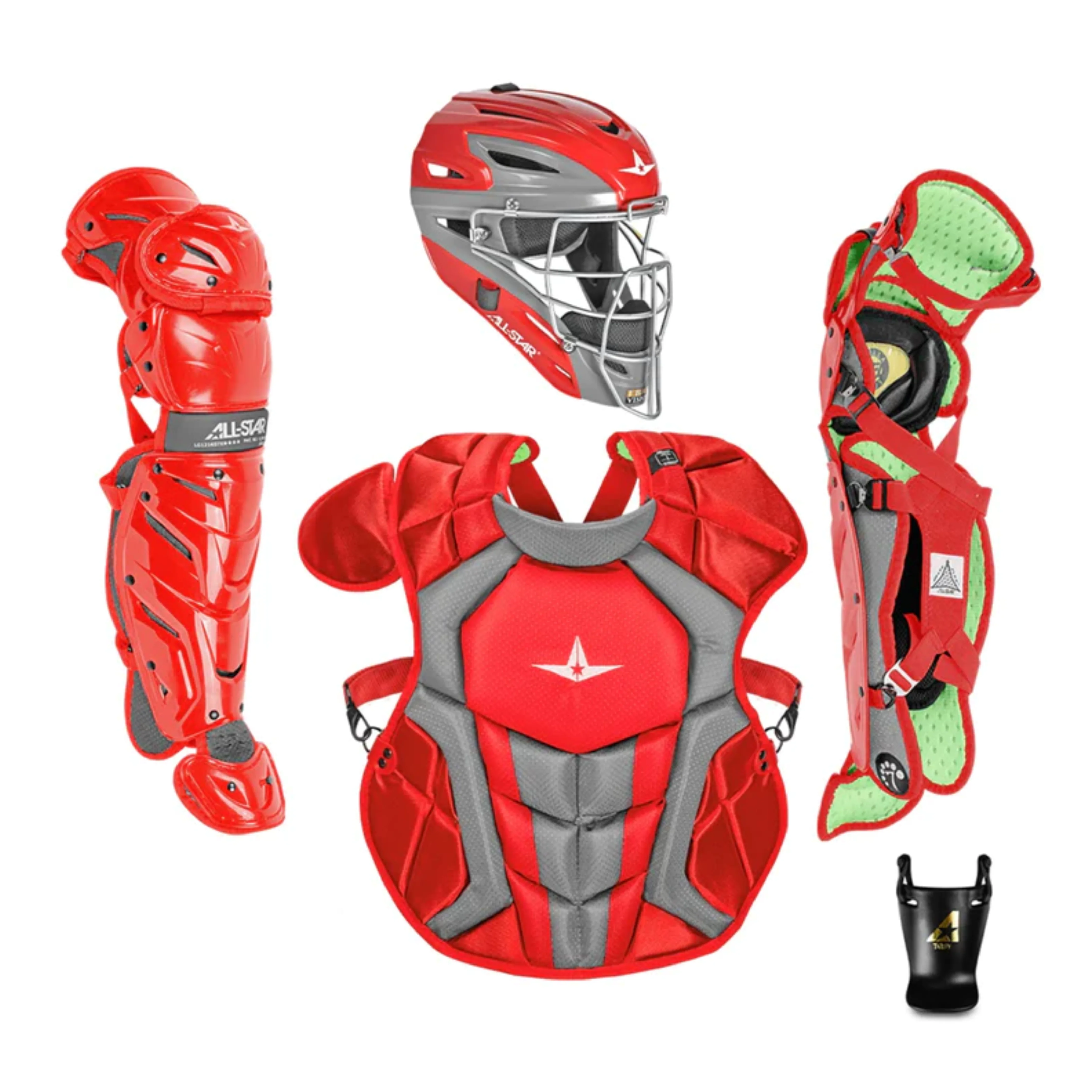 All-Star S7 AXIS Pro Catcher's Complete Set - NOCSAE Certified - Youth (Ages 9-12) - Image 2