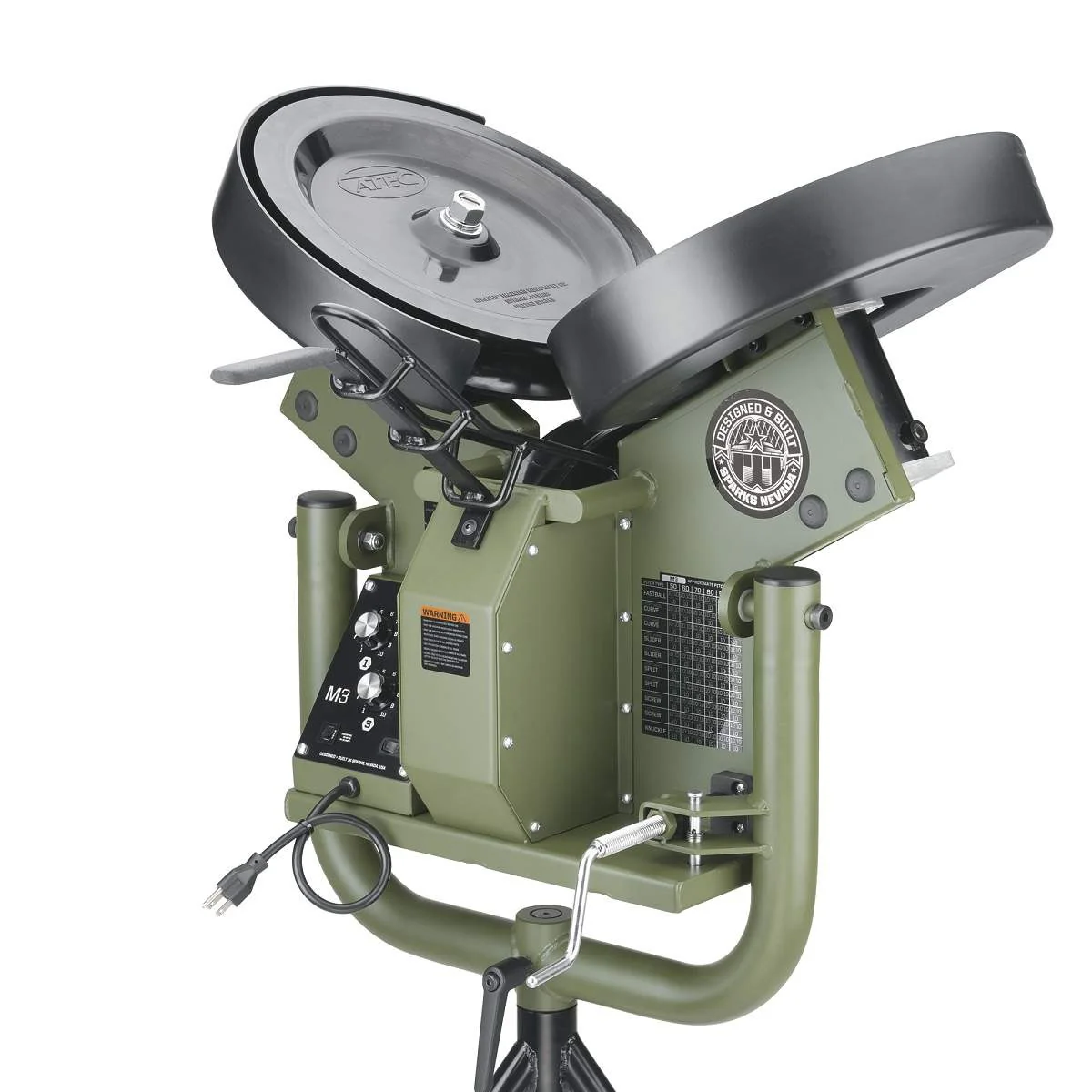 ATEC M3 Baseball Pitching Machine - Image 3