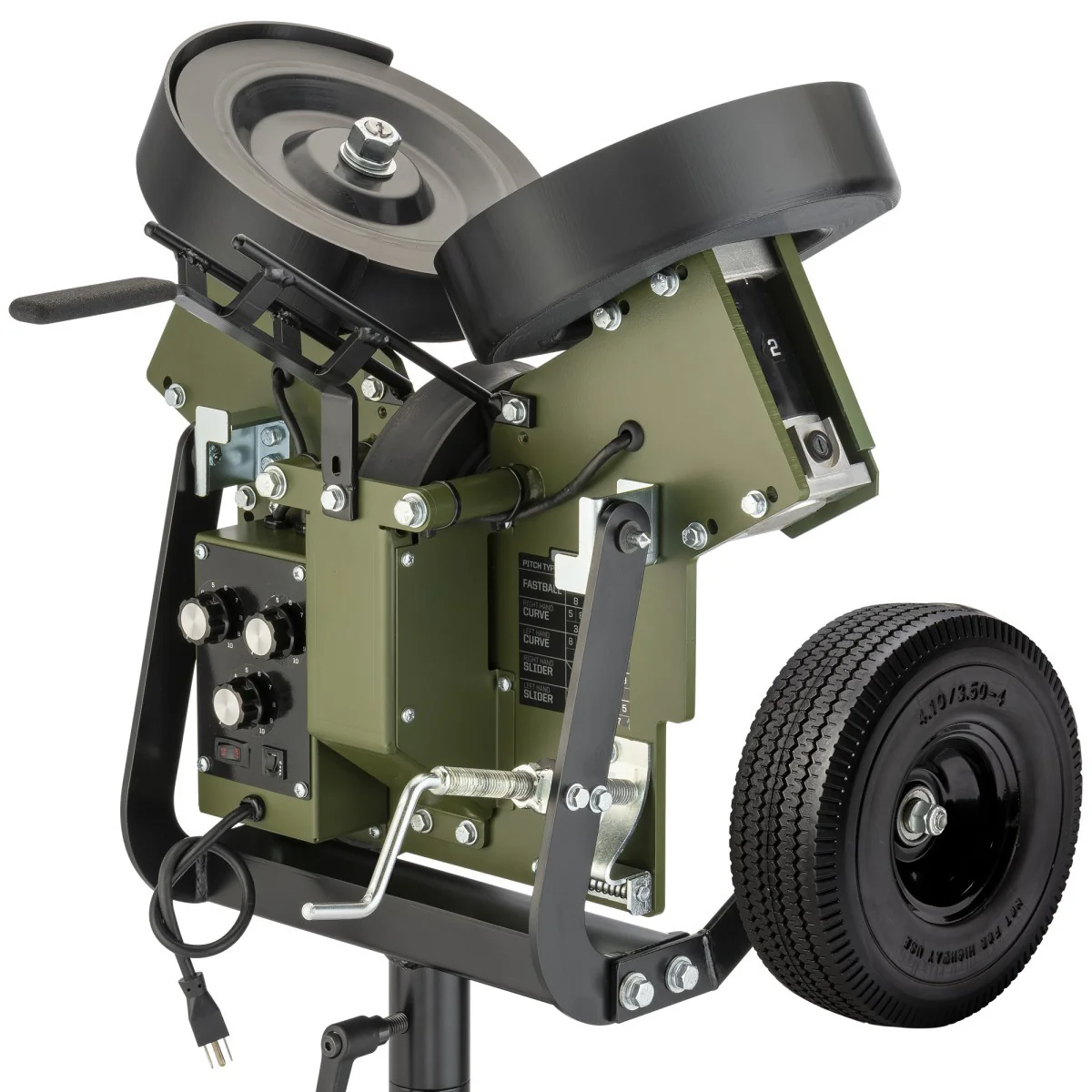 ATEC M3X Softball Pitching Machine - On Lowpod - Image 2