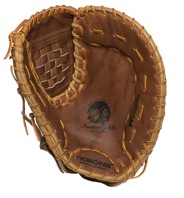 Nokona Classic Walnut First Base Mitt 14.00" - Image 2