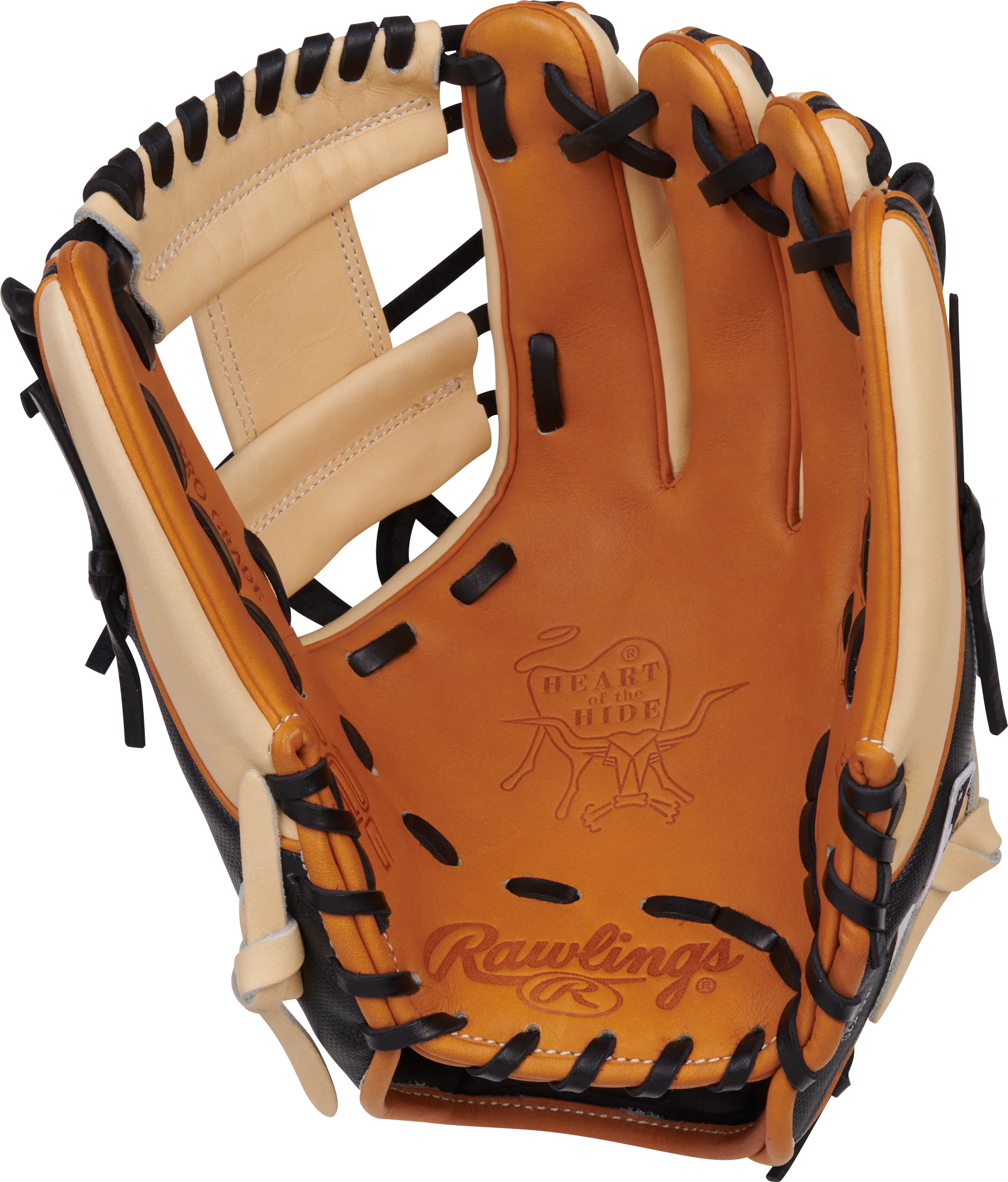 Rawlings Heart of the Hide 11.50" PROR314-2TCSS Infield Glove - Image 2