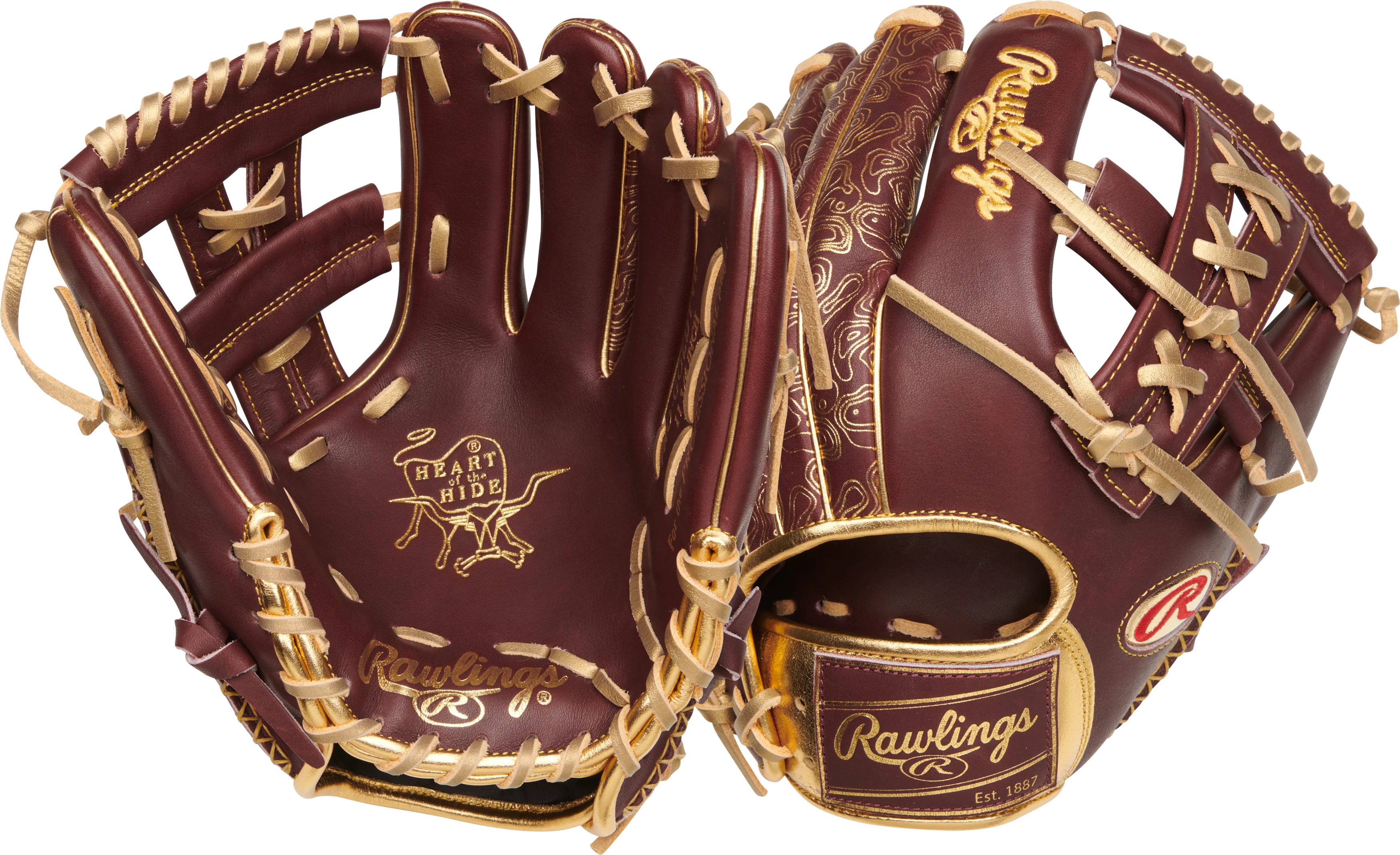 Rawlings Heart of the Hide PRO-GOLDYVII 11.75" Infield Glove (RGGC June - Limited Edition) - Image 2