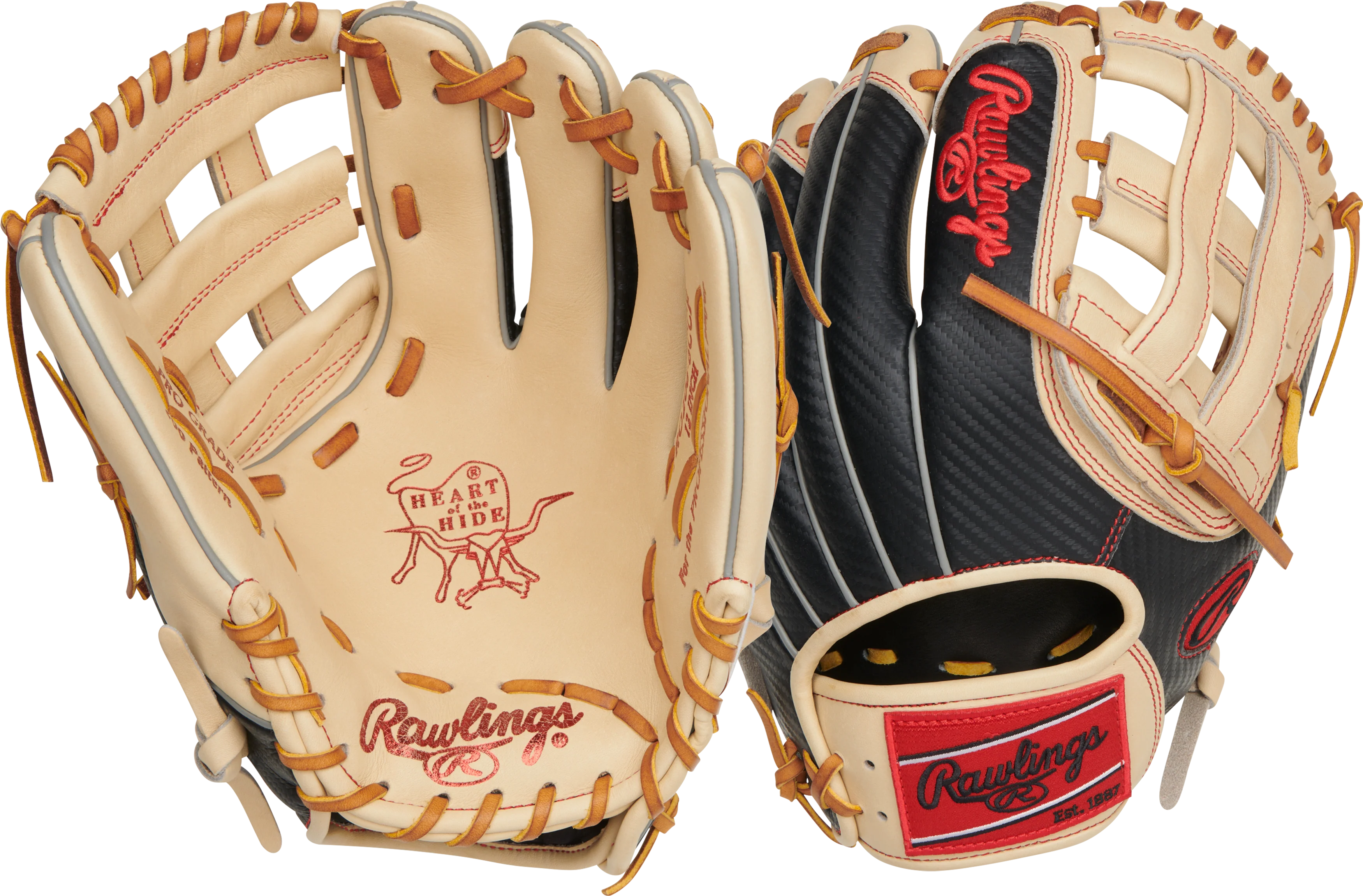 Rawlings Heart of the Hide PRO206-6CCF 12.00" Infield/Outfield Glove (RGGC November - Limited Edition) - Image 3