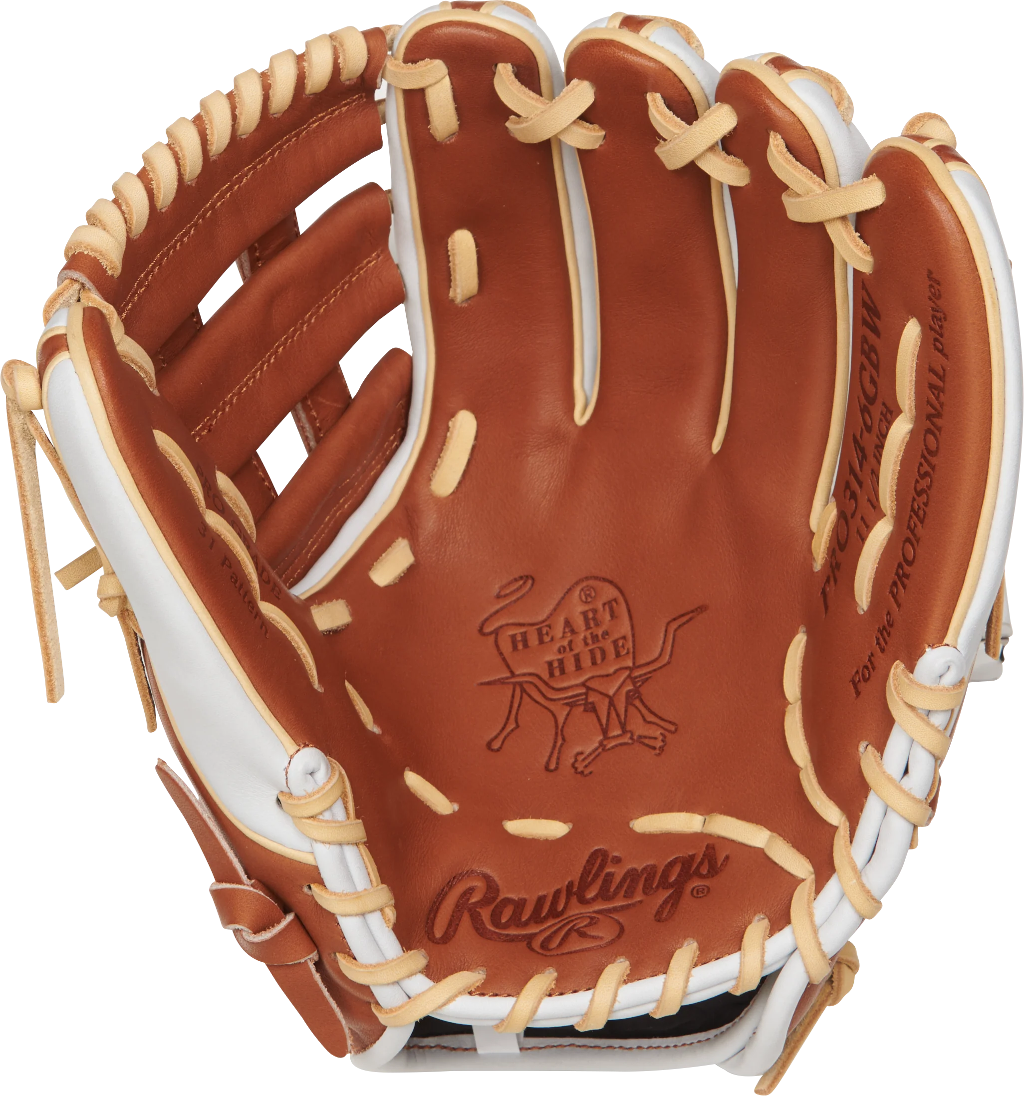 Rawlings Heart of the Hide PRO314-6GBW 11.50" Infield Glove - Image 2