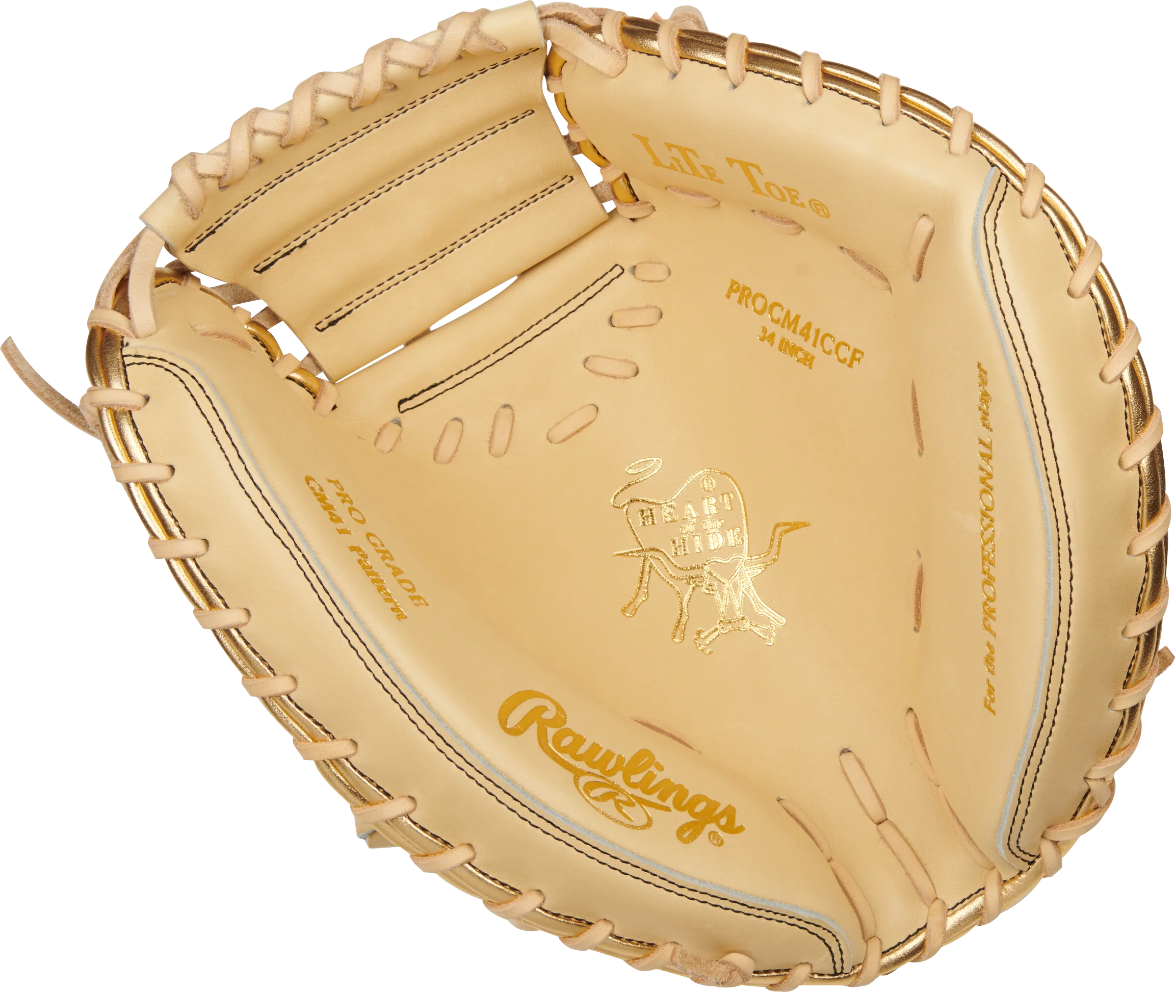 Rawlings Heart of the Hide PROCM41CCF 34.00" Catcher's Mitt - Image 2