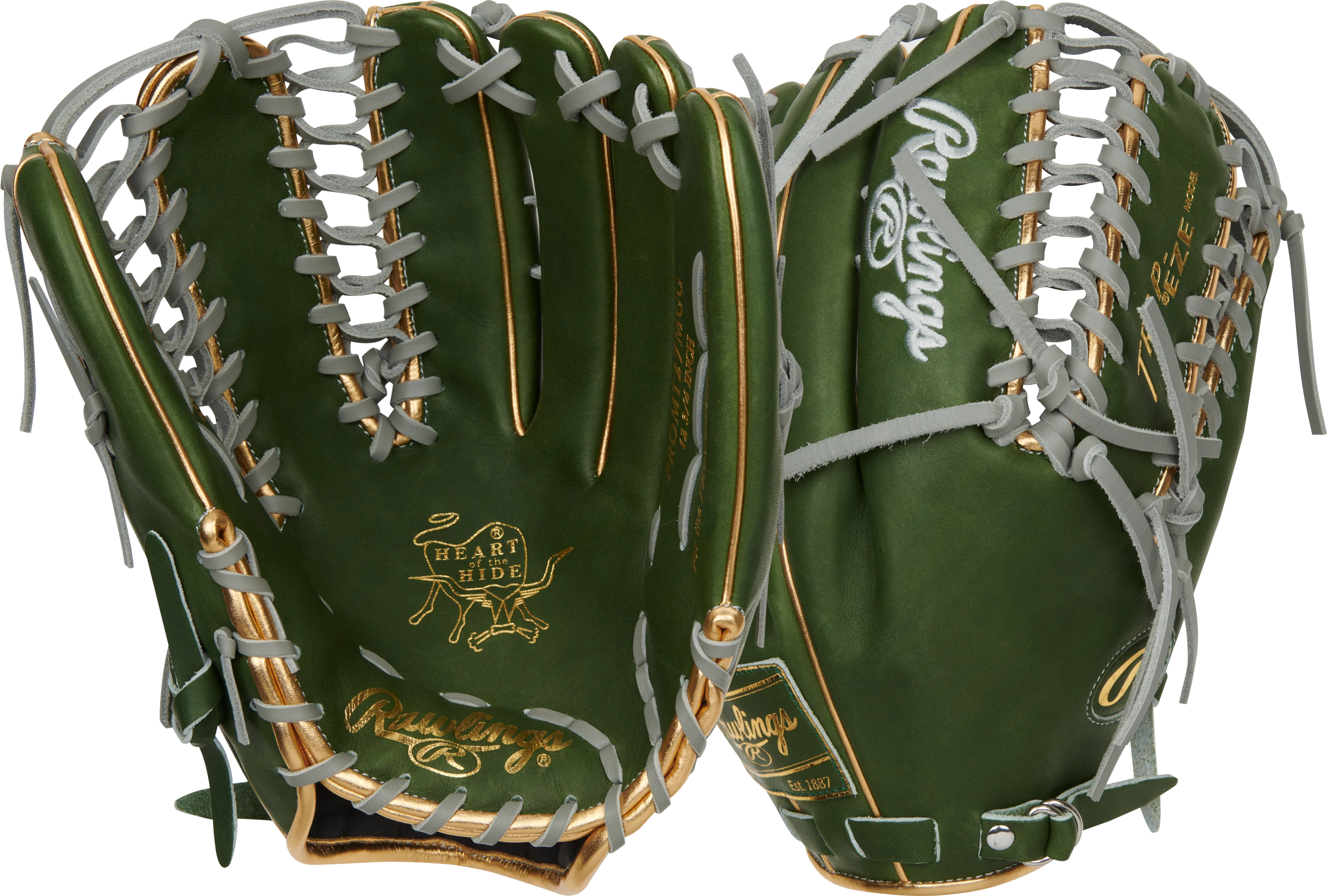 Rawlings Heart of the Hide PROMT27MGG 12.75" Outfield Glove (RGGC September - Limited Edition) - Image 5
