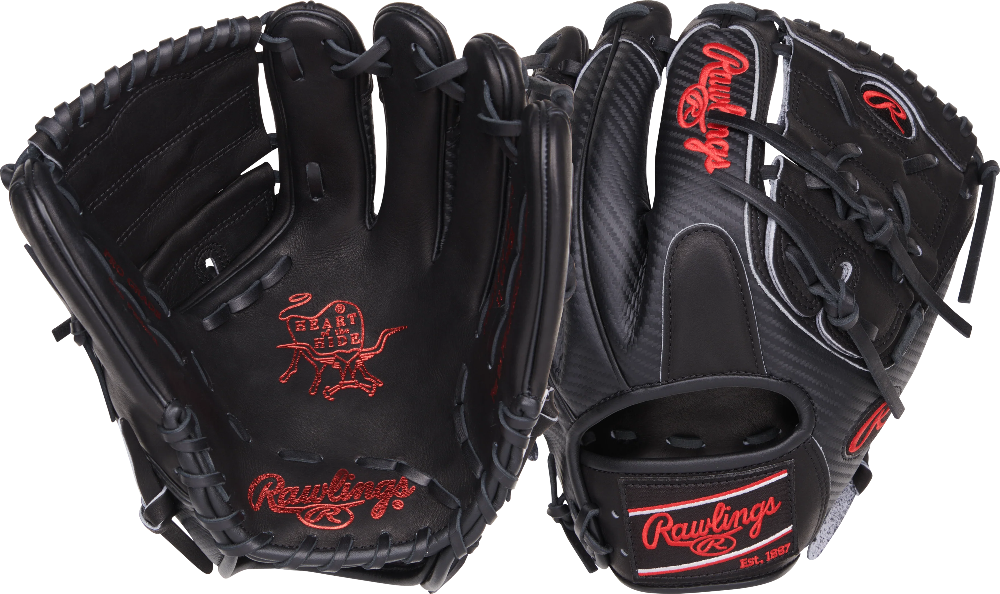 Rawlings Heart of the Hide PROR205-9BCFS 11.75" Pitcher/Infield Glove - Image 5