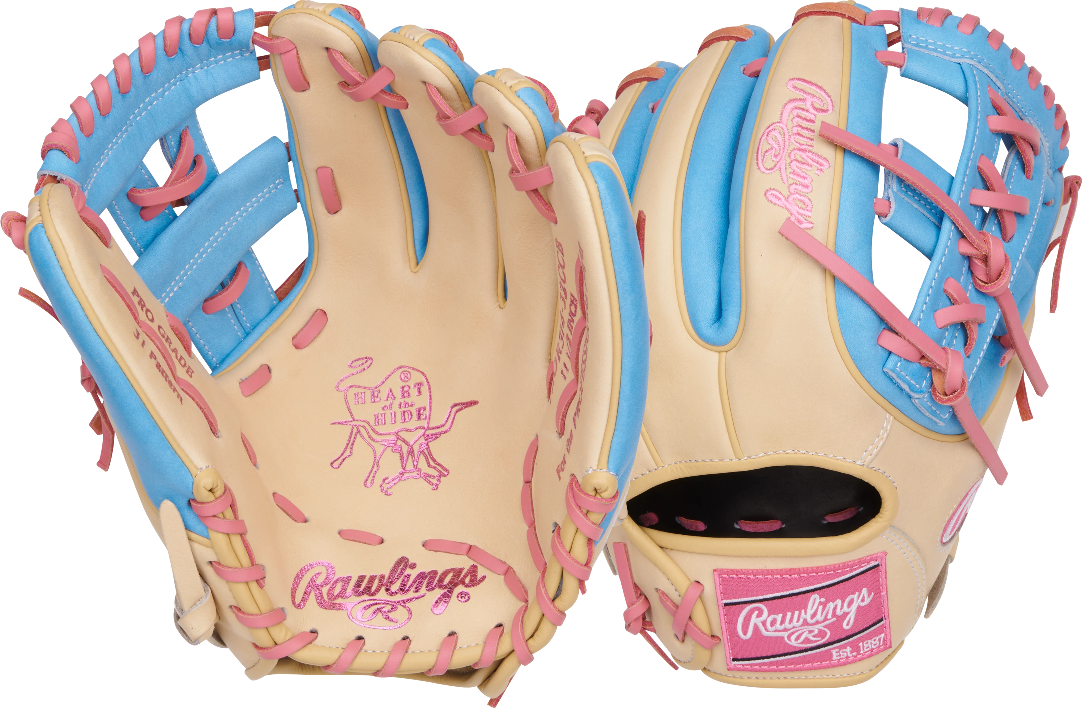 Rawlings Heart of the Hide PROR314-32CCB 11.50" Infield Glove - Image 3