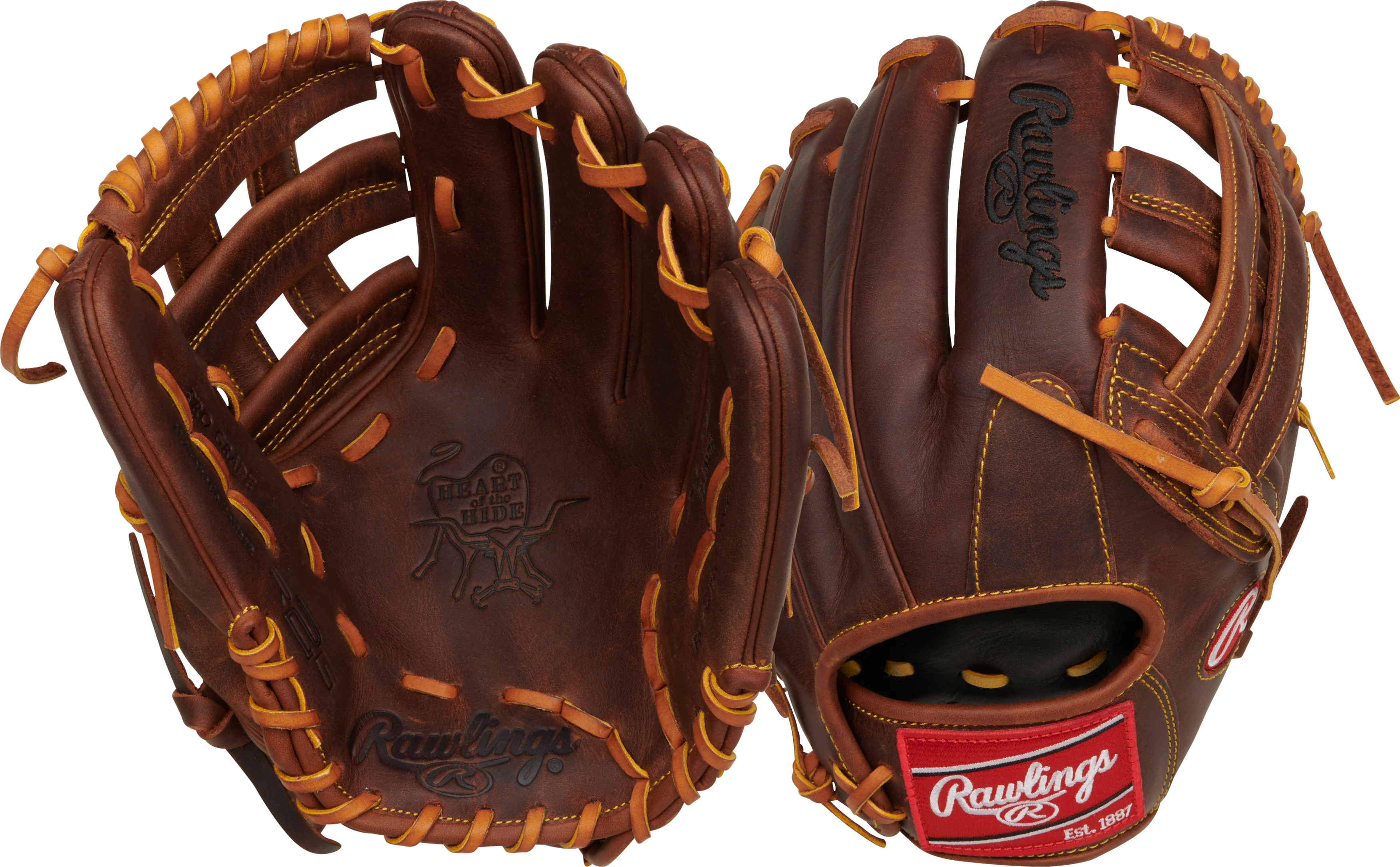 Rawlings Heart of the Hide PRORNA28 12.00" Infield Glove - Image 3