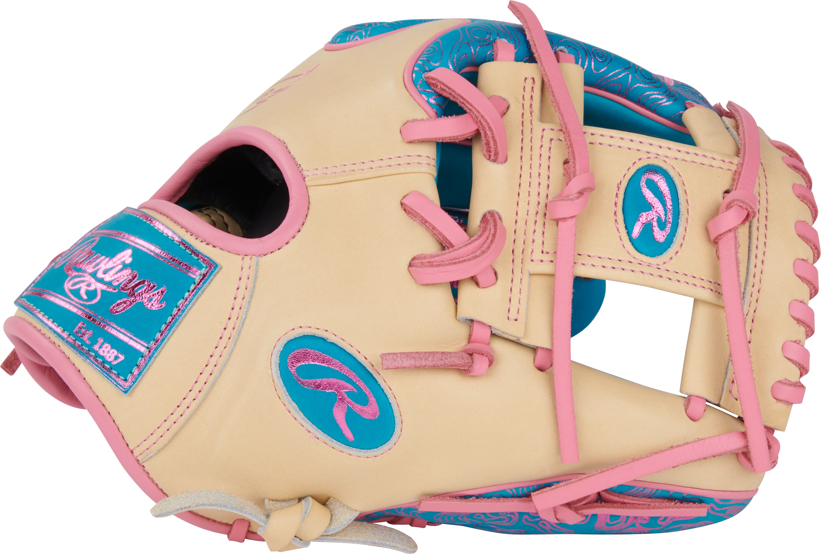 Rawlings Heart of the Hide Vibrant Series PROR204W-2TEC 11.50" Infield Glove - (Limited Edition) - Image 3