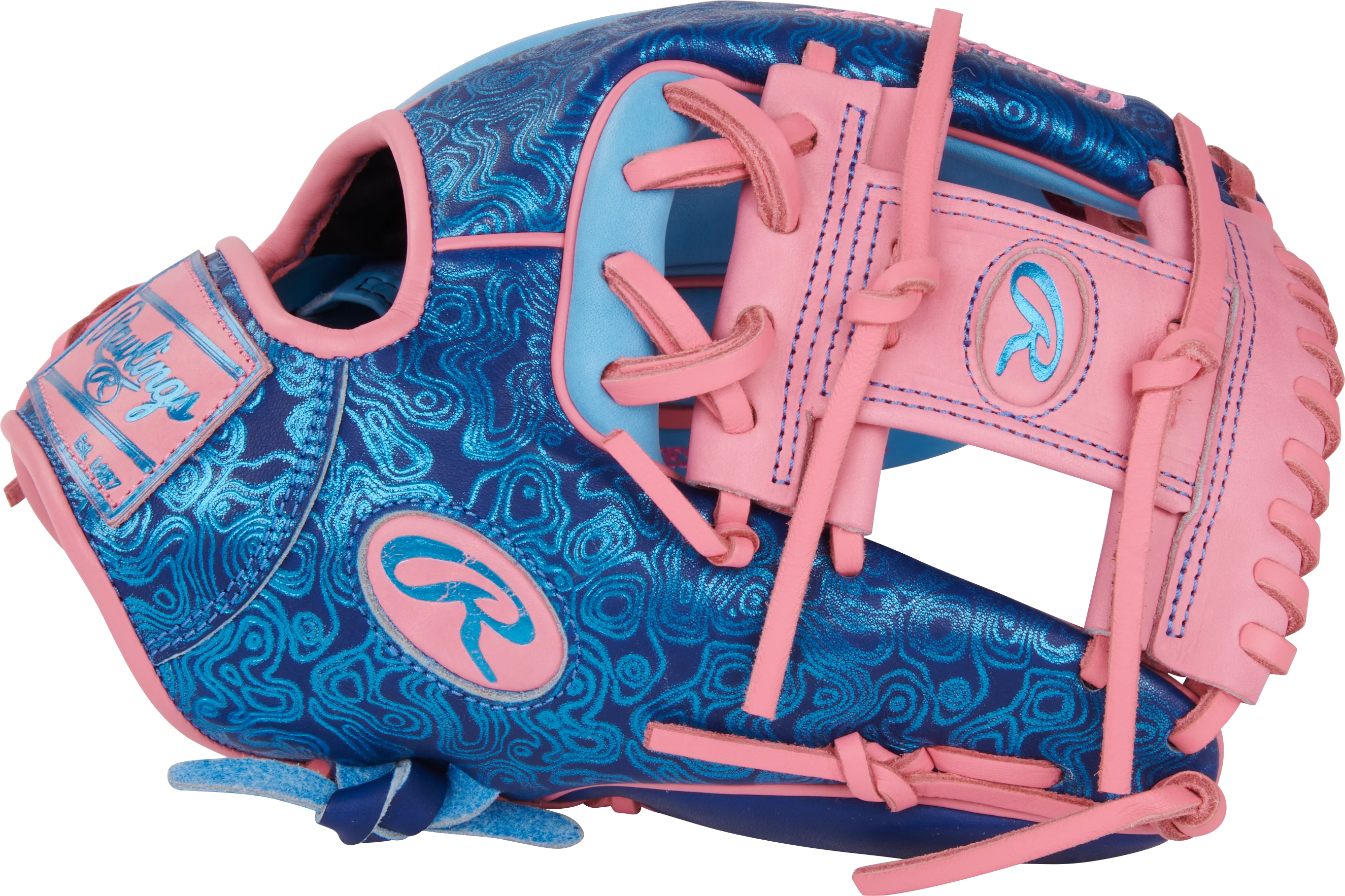 Rawlings Heart of the Hide Vibrant Series PROR2174-2CBP 11.50" Infield Glove - (Limited Edition) - Image 3