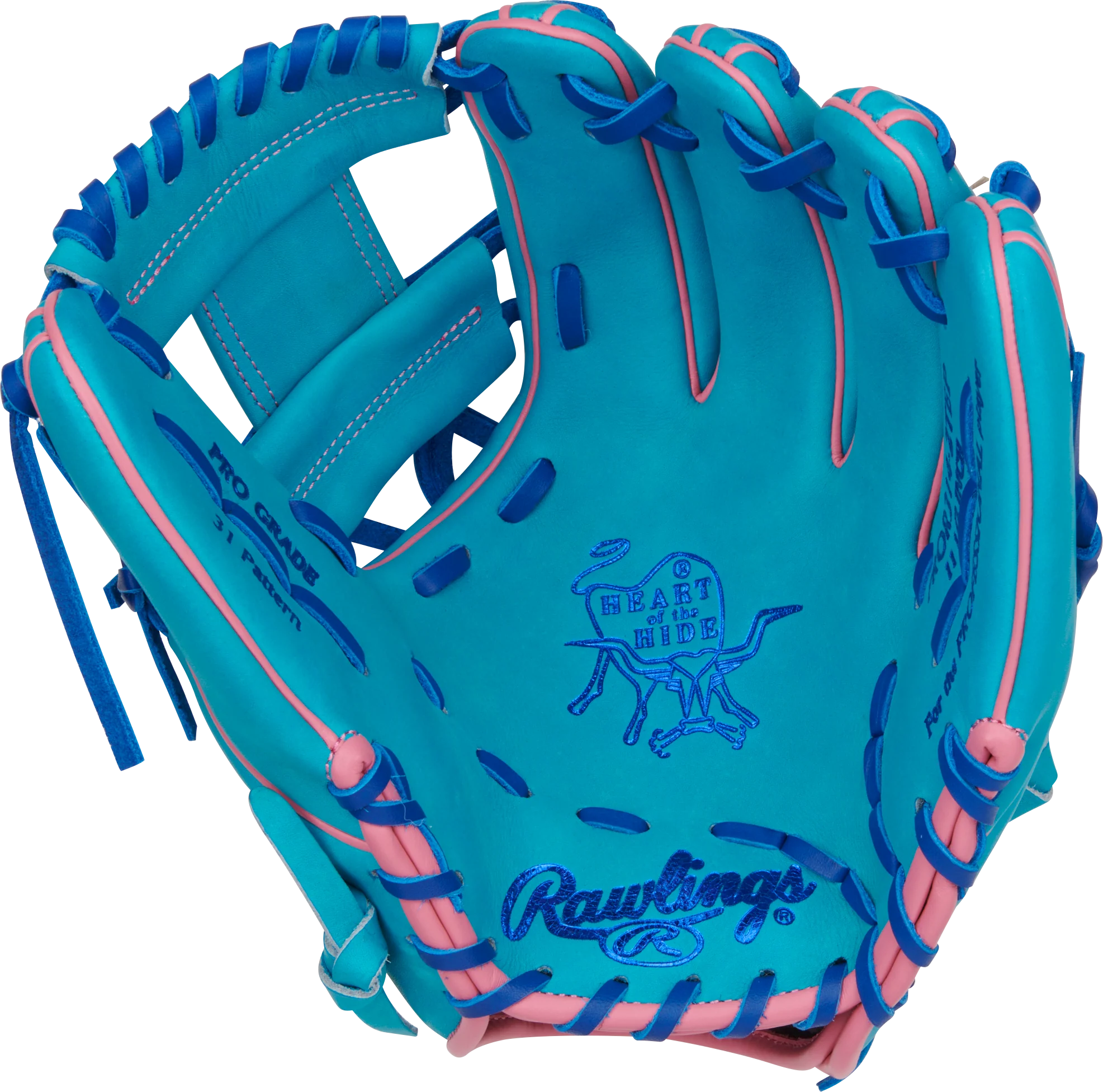 Rawlings Heart of the Hide Vibrant Series PROR314-2TEP 11.50" Infield Glove - (Limited Edition) - Image 2