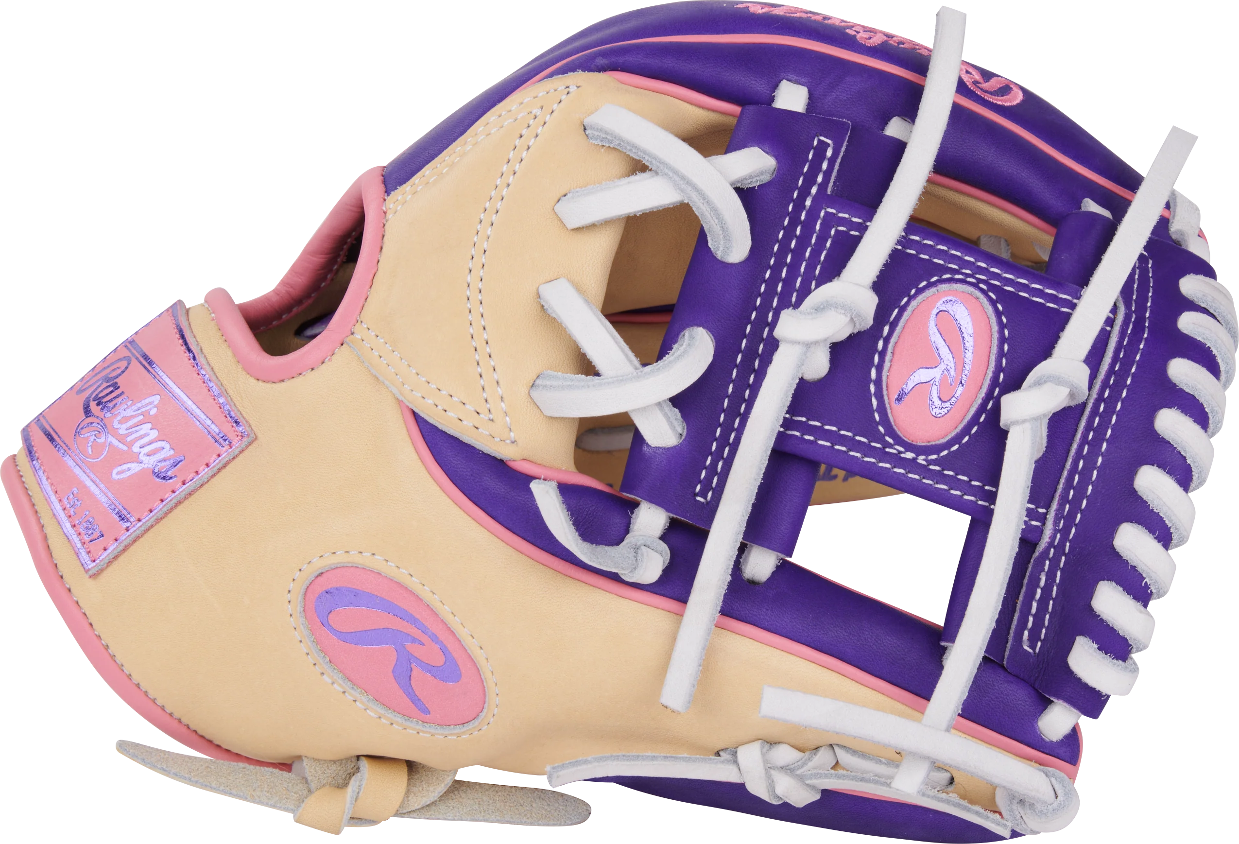 Rawlings Heart of the Hide Vibrant Series PROR934-2CPUP 11.50" Infield Glove - (Limited Edition) - Image 3