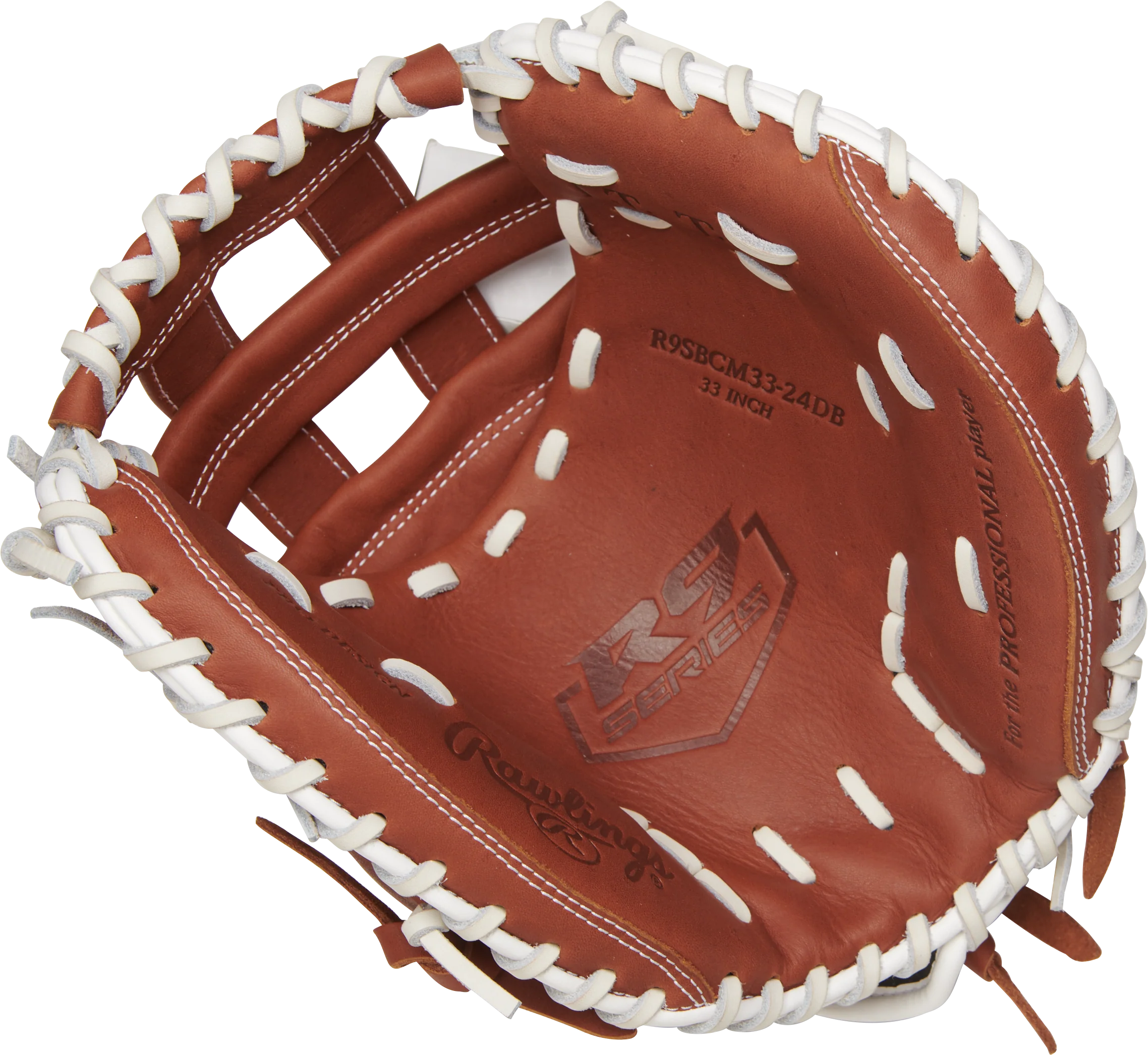 Rawlings R9 Softball 33.00" Catcher's Mitt R9SBCM33-24DB - Image 2
