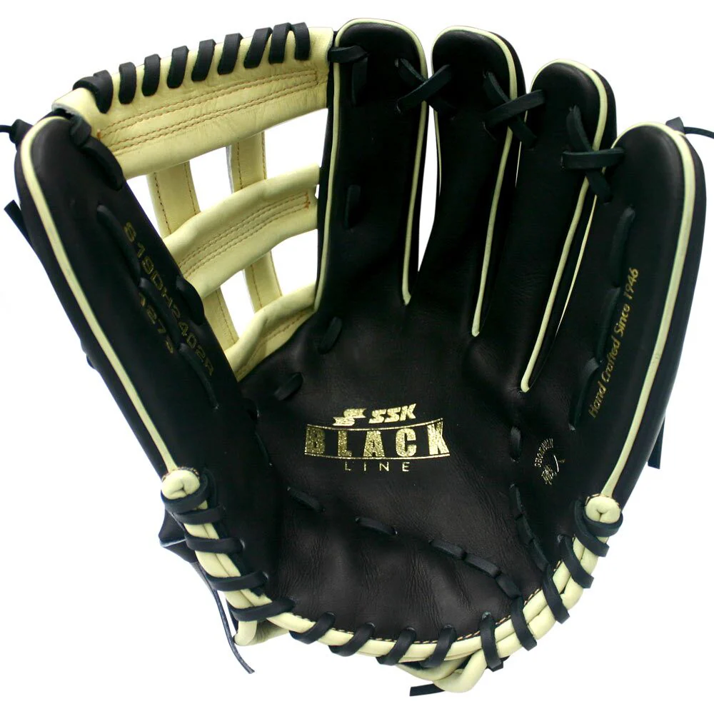 SSK Black Line 12.75" Double H Outfield Glove - Image 4